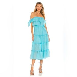 X REVOLVE Micaela Dress in Sky Blue